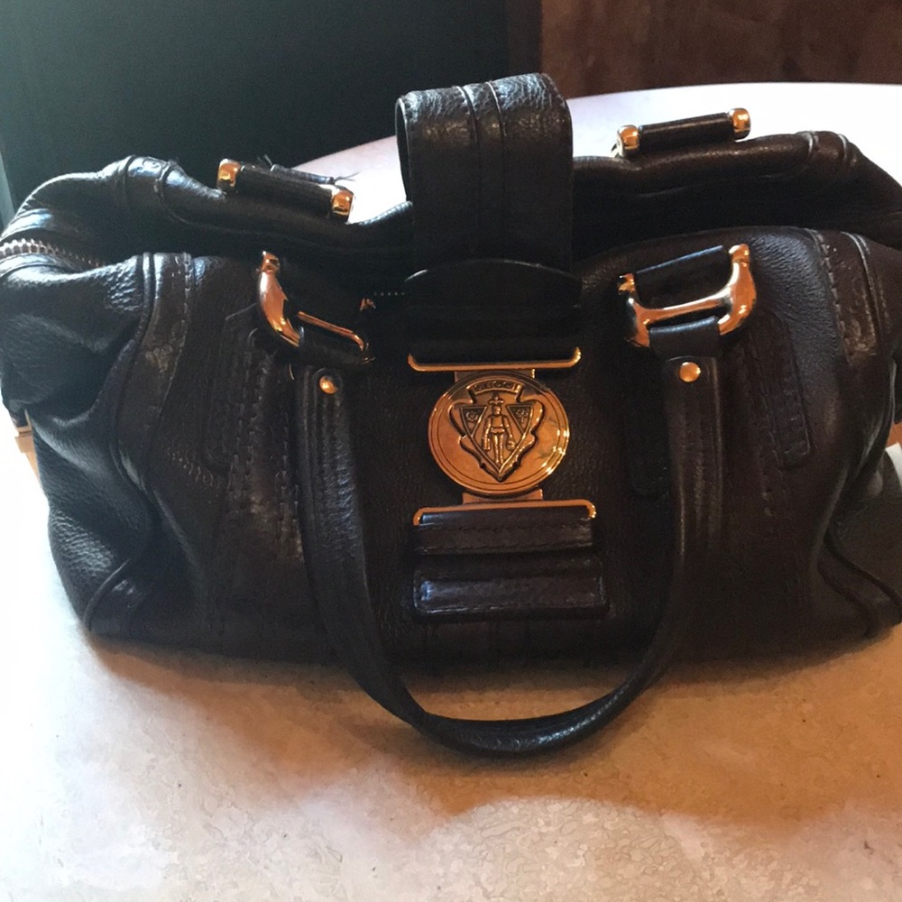 Gucci leather satchel